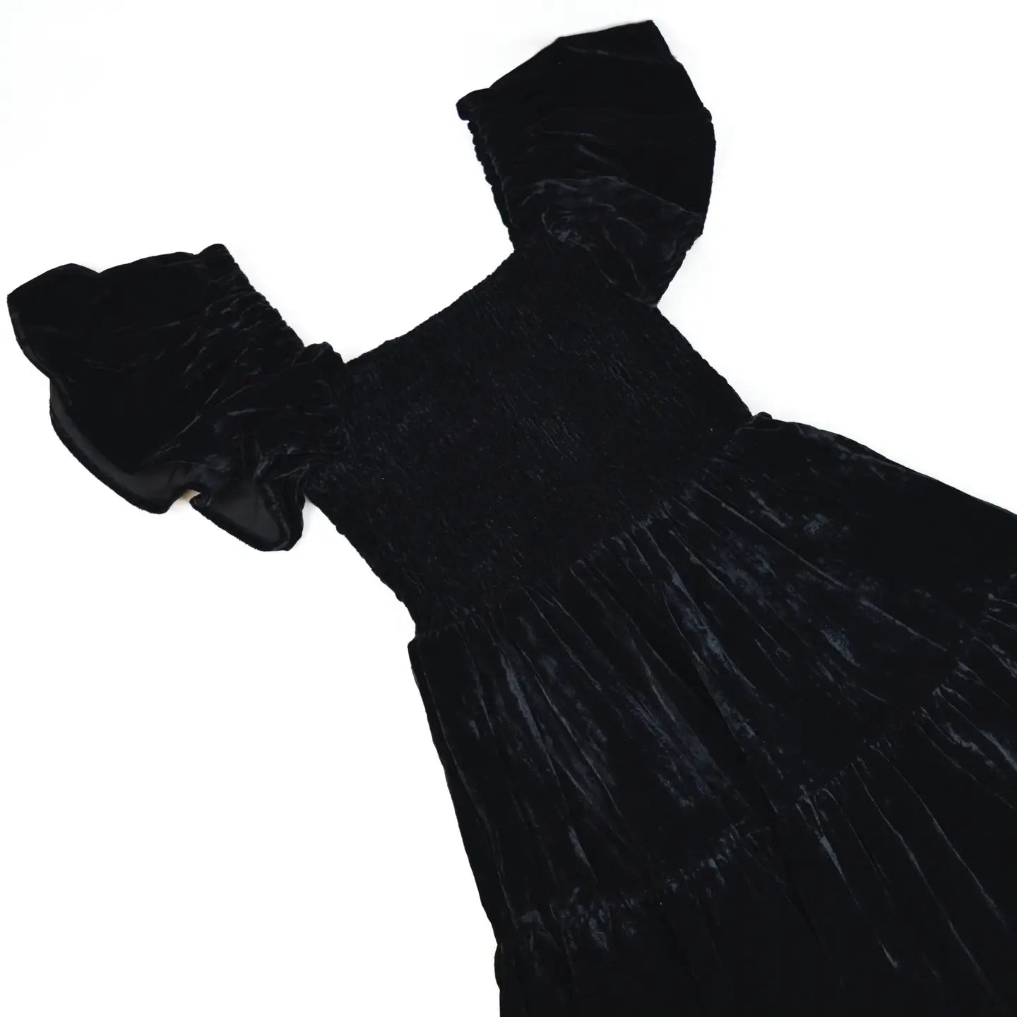 Women's Velvet Smocked Dress