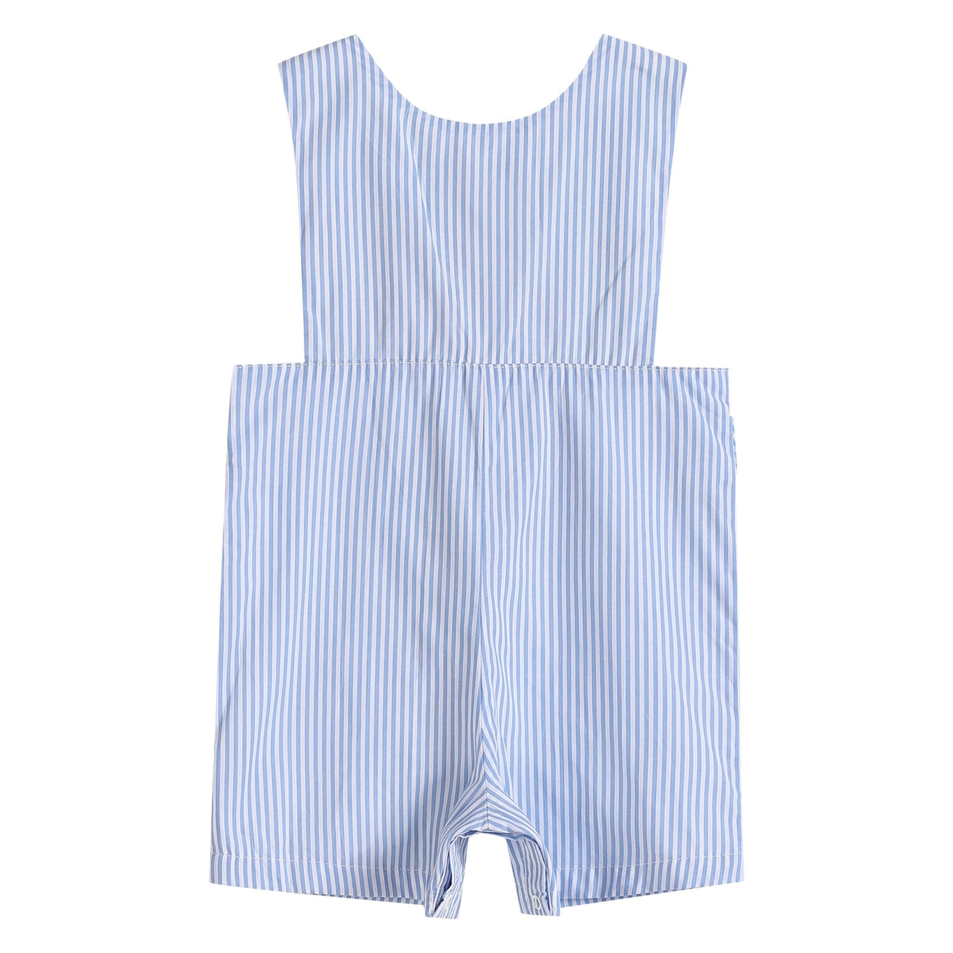 Lil Cactus Blue Striped Whale Smocked Jon Jons