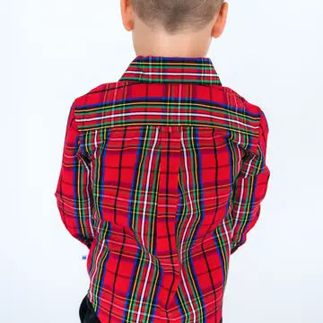 RB Boys PlaidButton Down