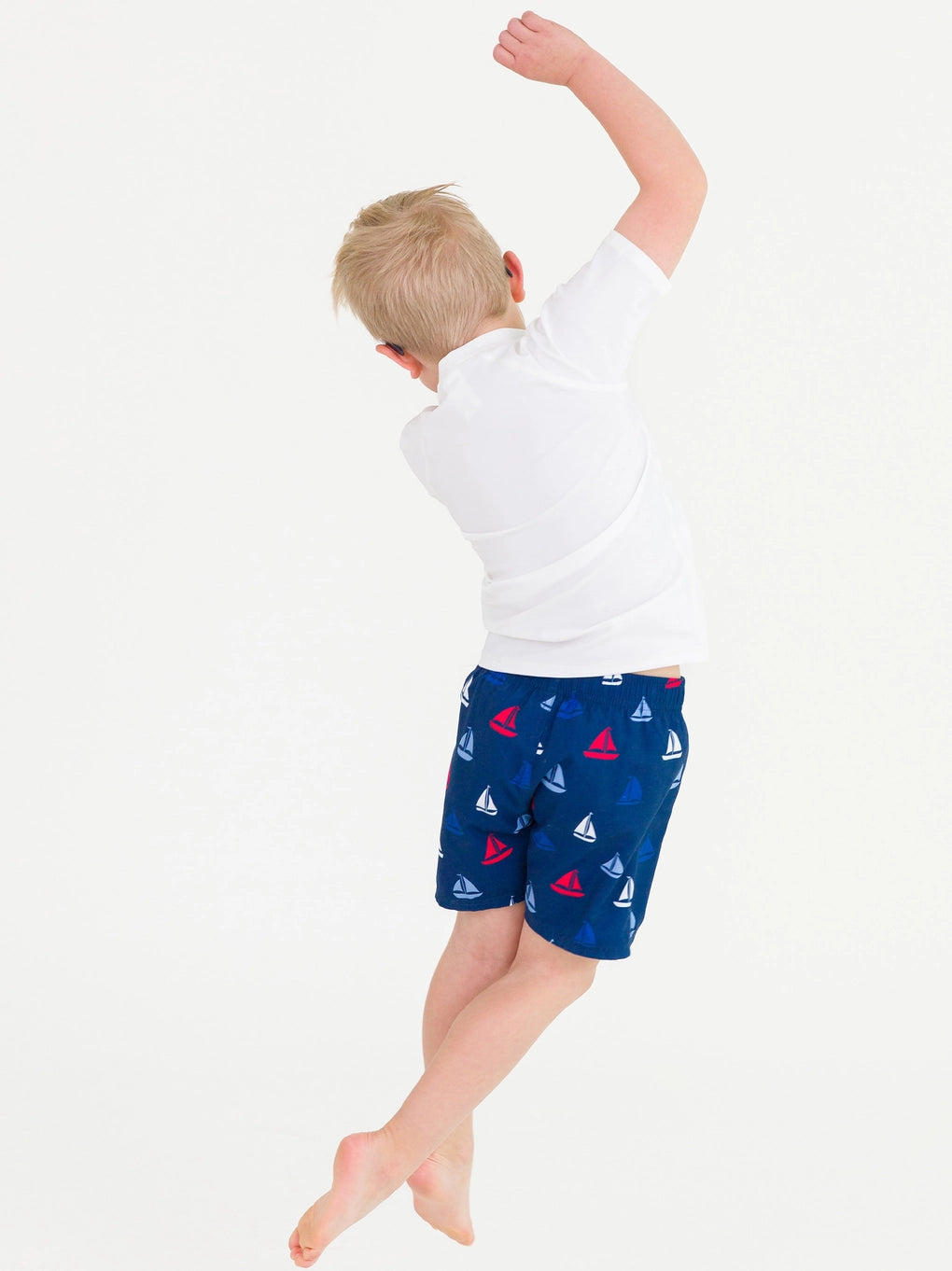 Boys Sail Away Swim Trunks