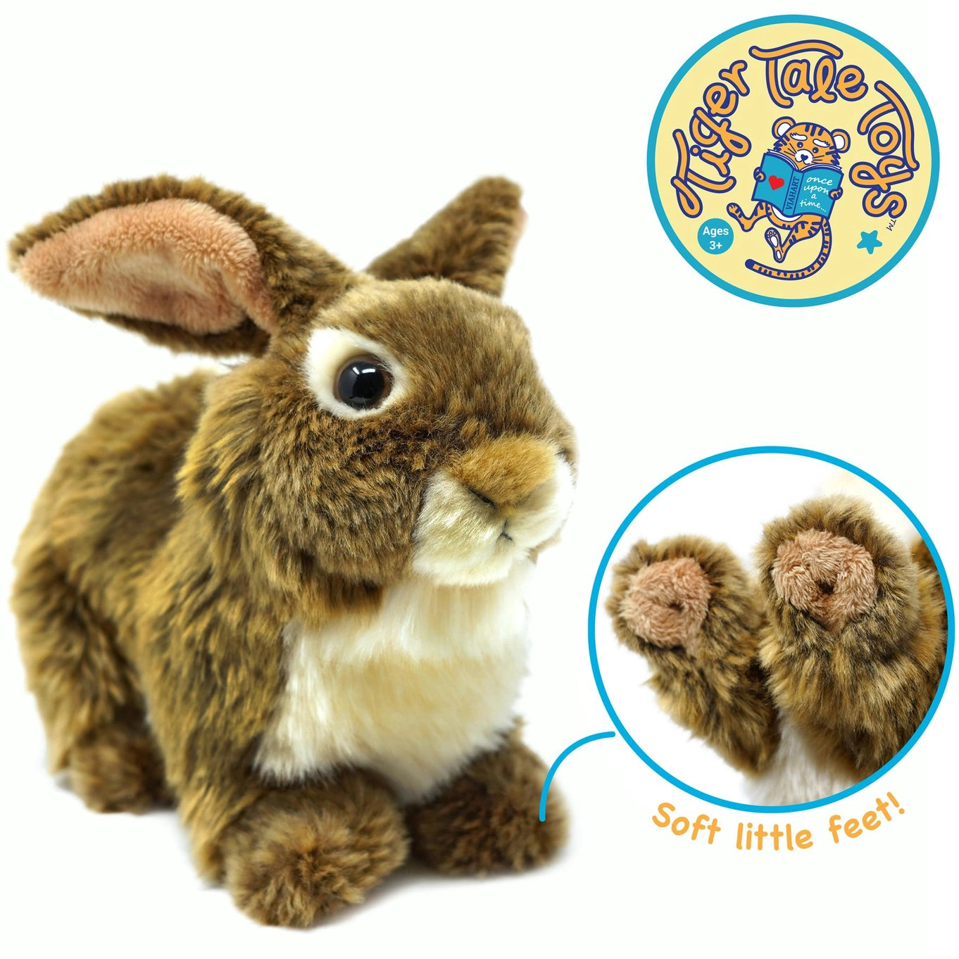 Brigid the Brown Rabbit | 10 Inch Stuffed Animal Plush