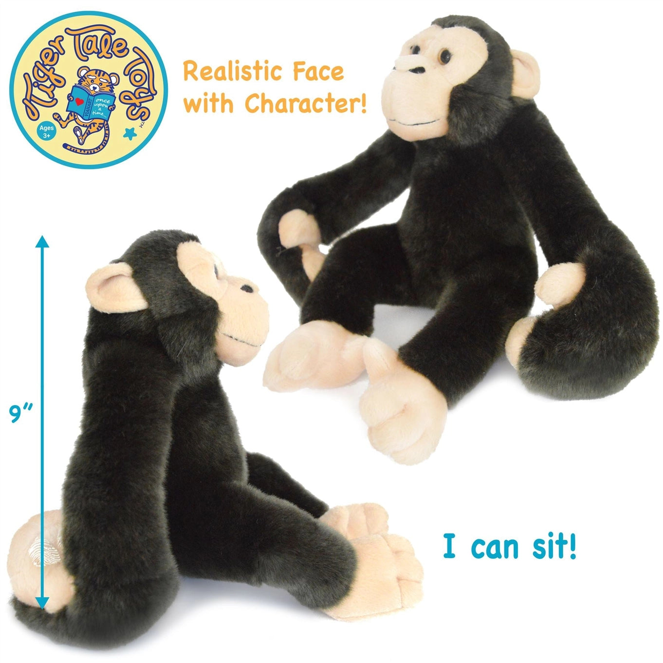 Chance the Chimpanzee | Stuffed Animal Plush