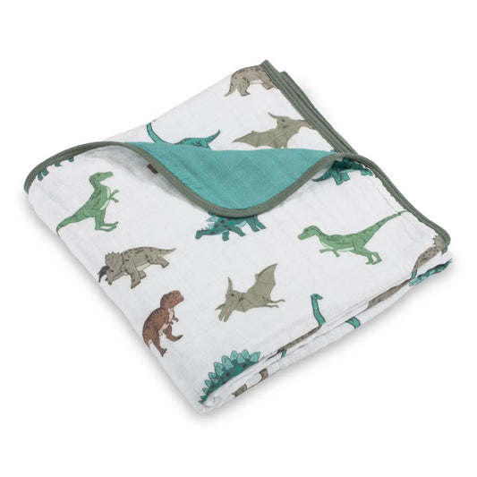 Dinosaur Cotton Muslin Blanket