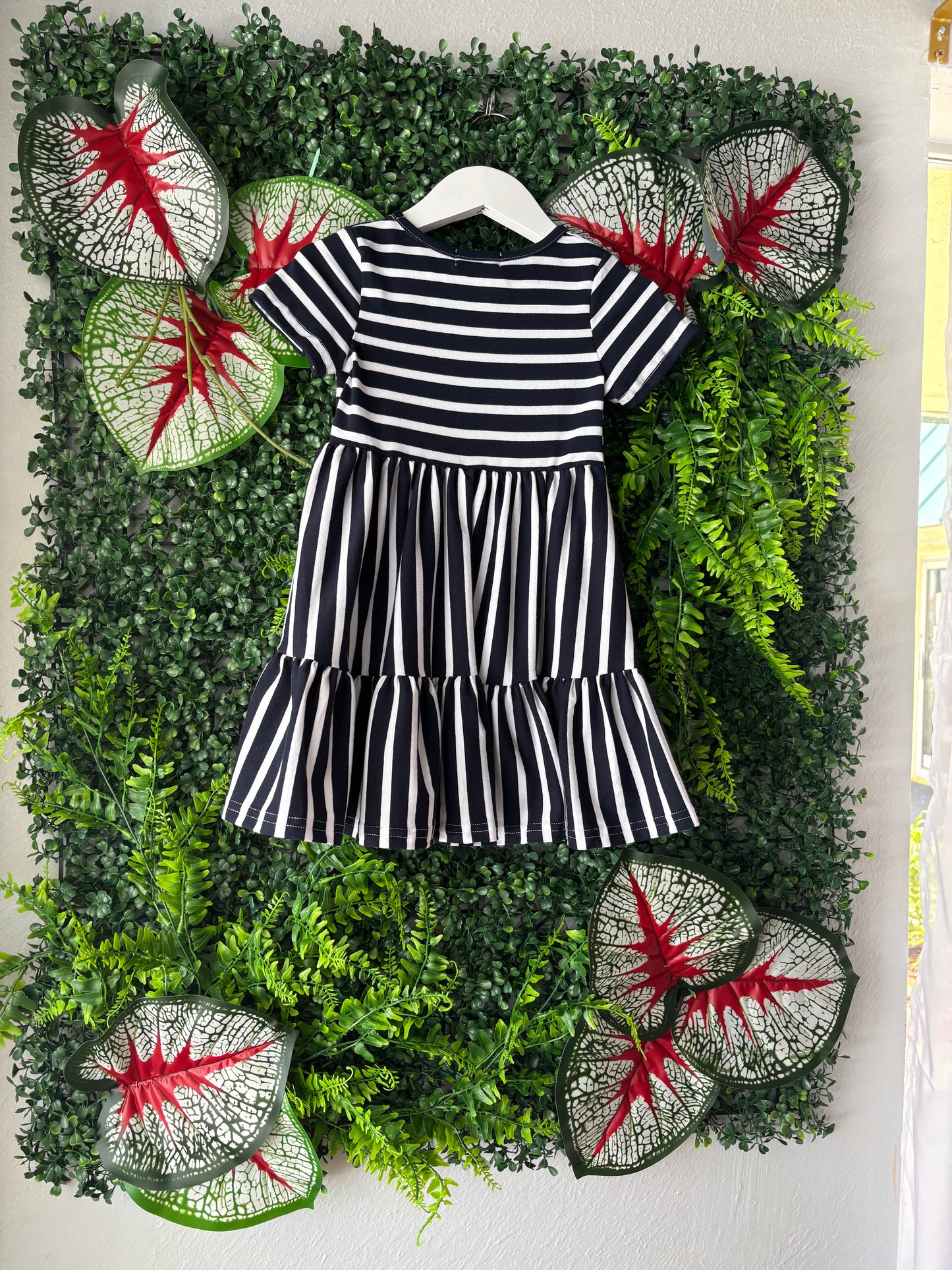 Timeless Striped Twirl Dress: 3 years old