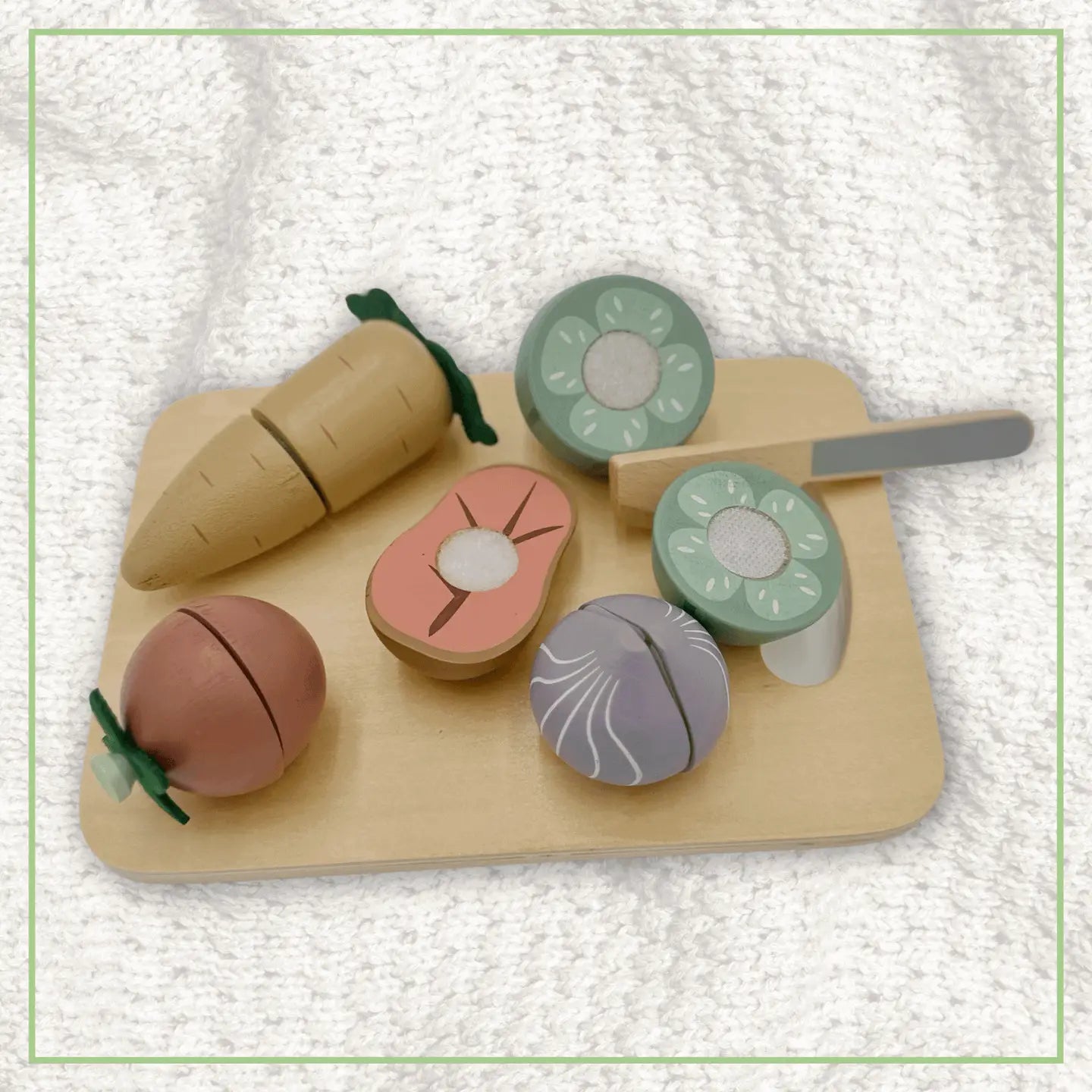 First Kitchen Wooden Vegetable Cutting