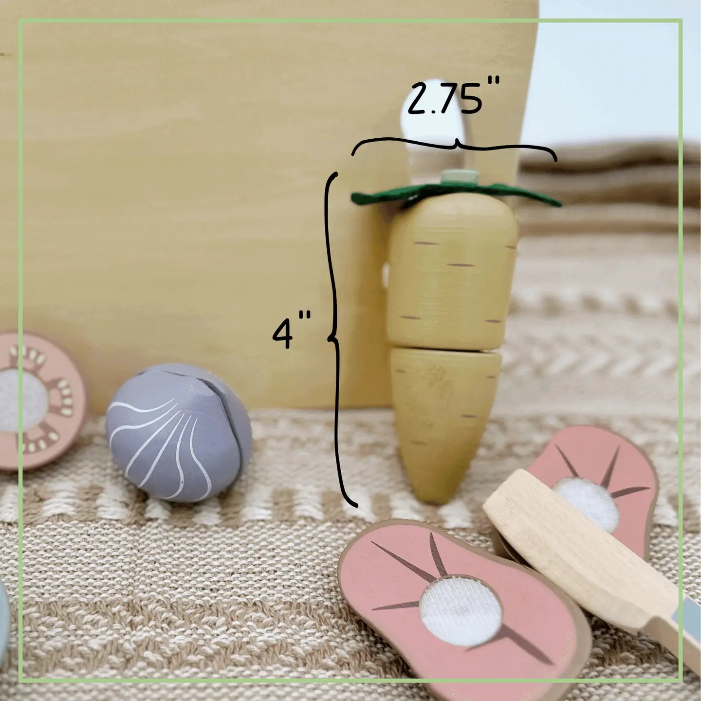 First Kitchen Wooden Vegetable Cutting