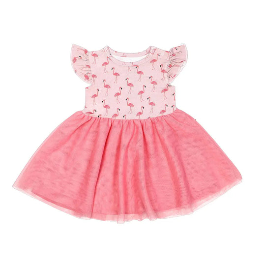 Flamingos Tulle Dress