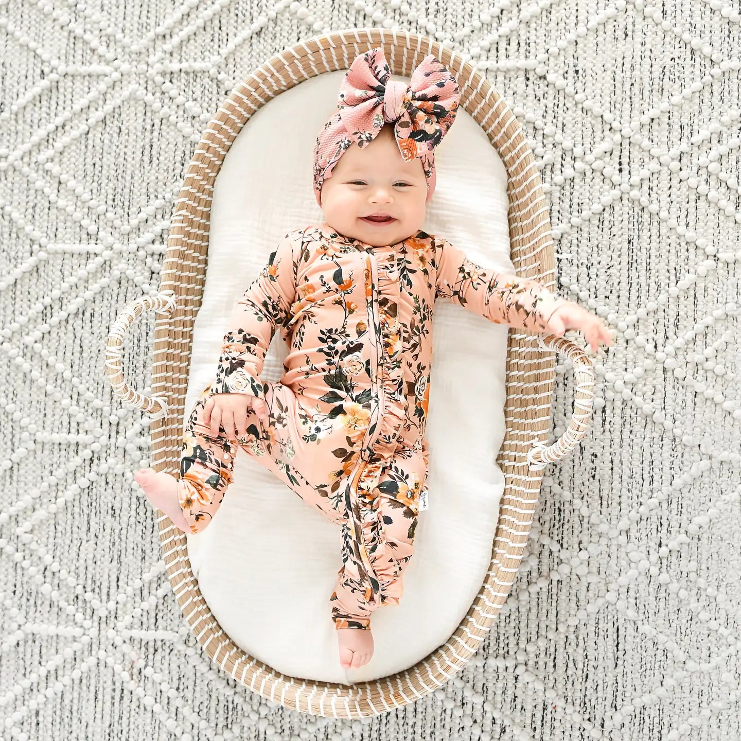 Flora Bamboo Zipper