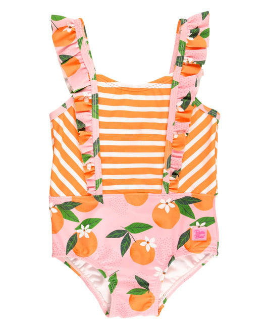 Girls Orange You the Sweetest Pinafore