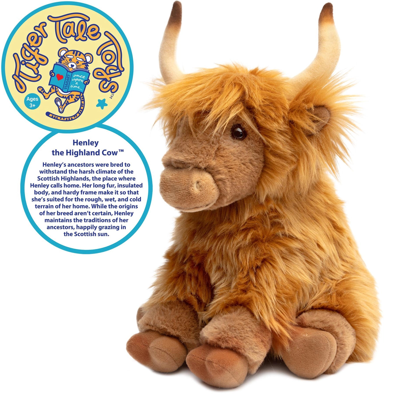 Henley the Highland Cow | 11 Inch Stuffed Animal Plush | By