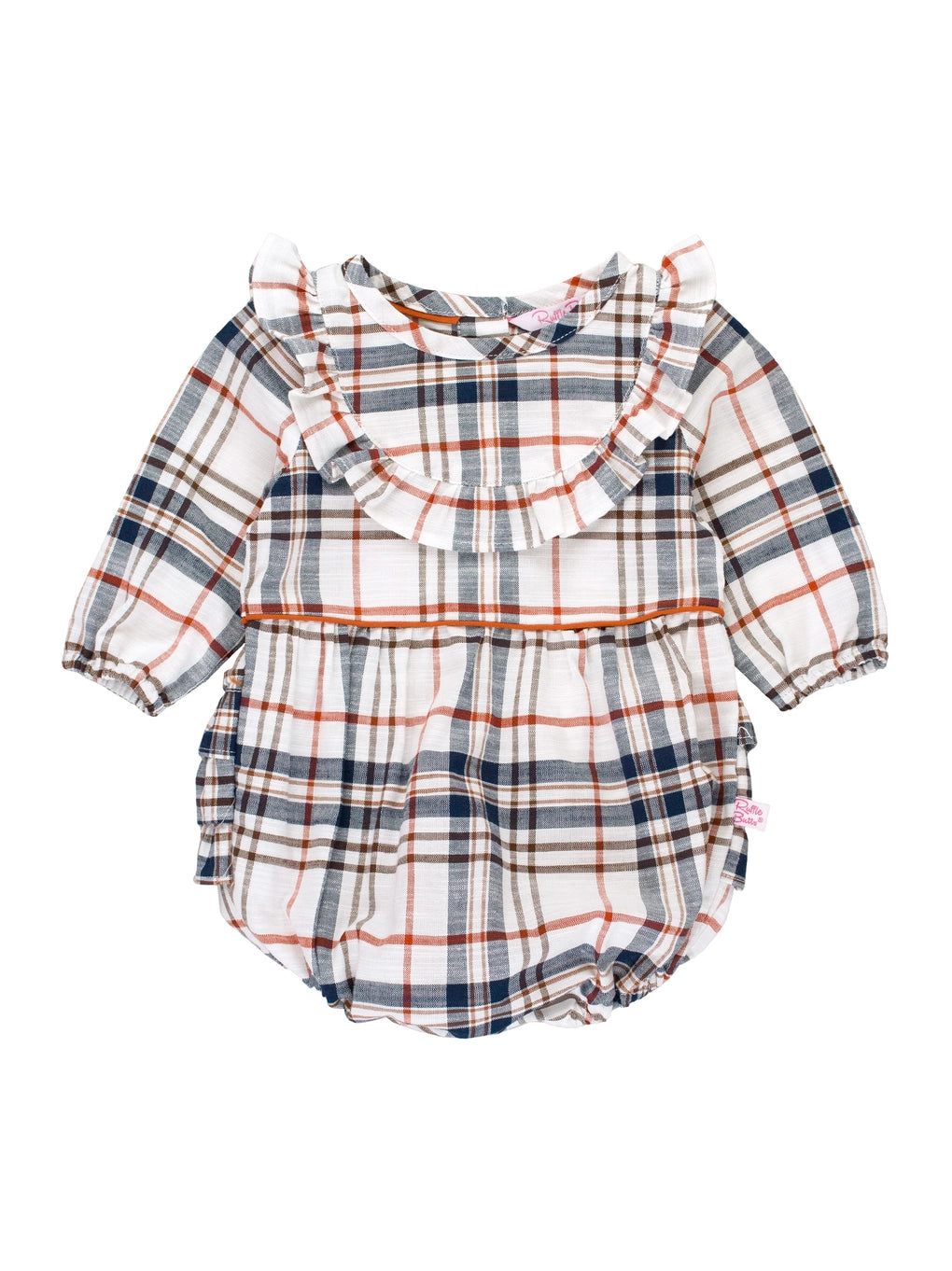 Homegrown Harvest Plaid Romper