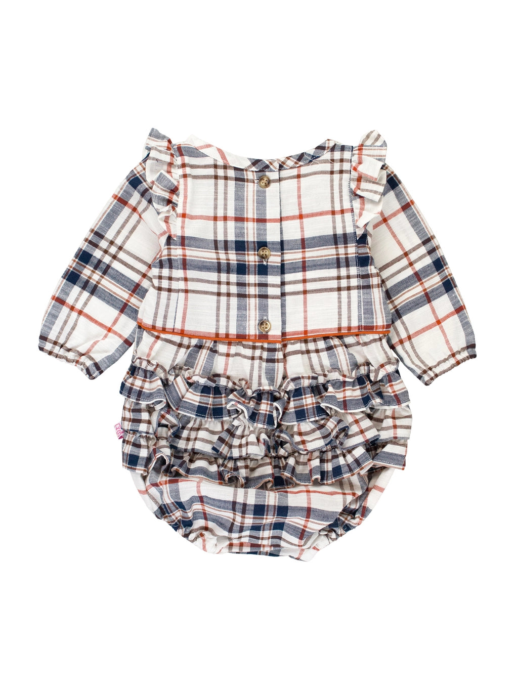 Homegrown Harvest Plaid Romper