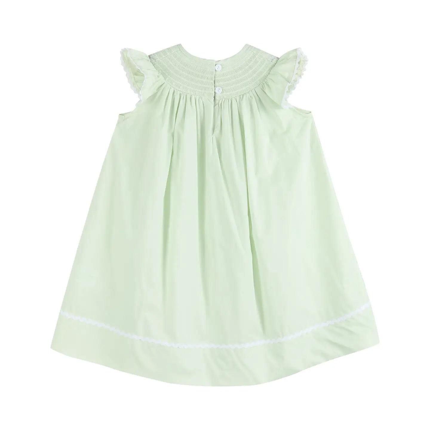 Honeydew  Bunny Smocked Bishop Dress