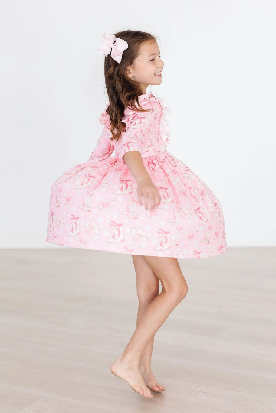 Howdy Ruffle Twirl Dress