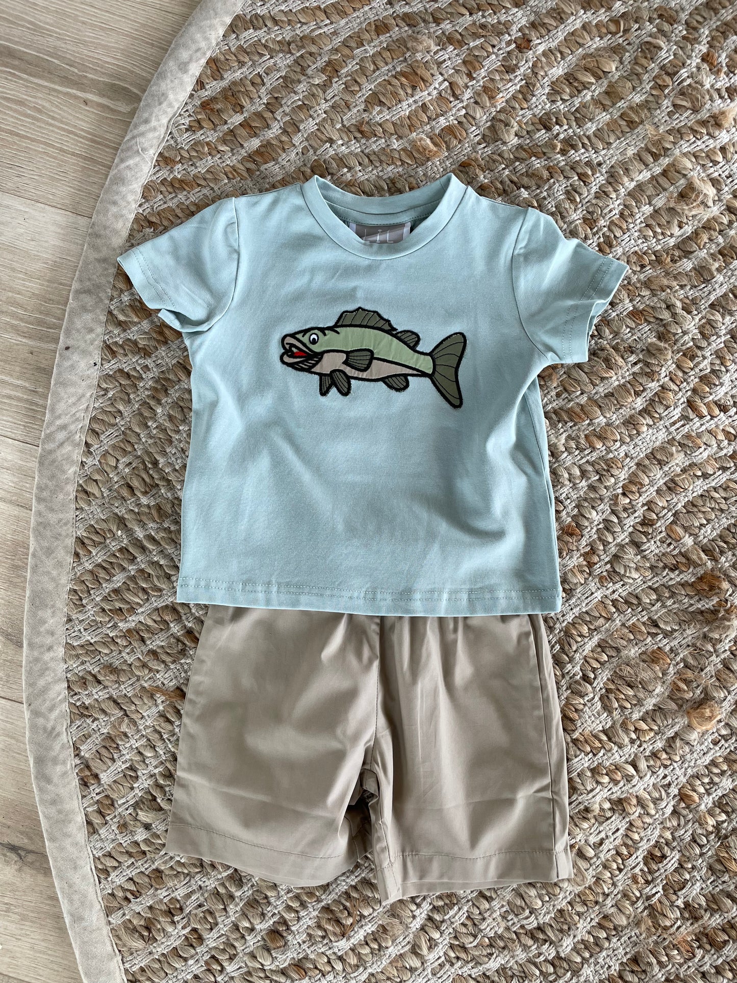 Green Fish Tee Set