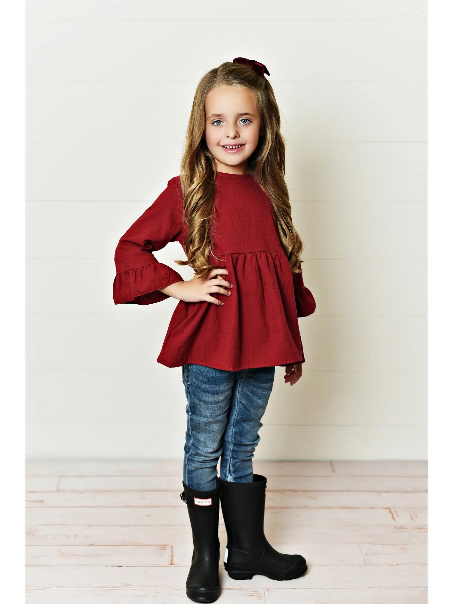 Kids Ruffle Winter Shirt