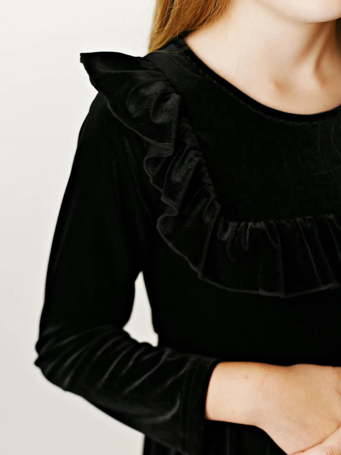 Girls Velvet Party Dress