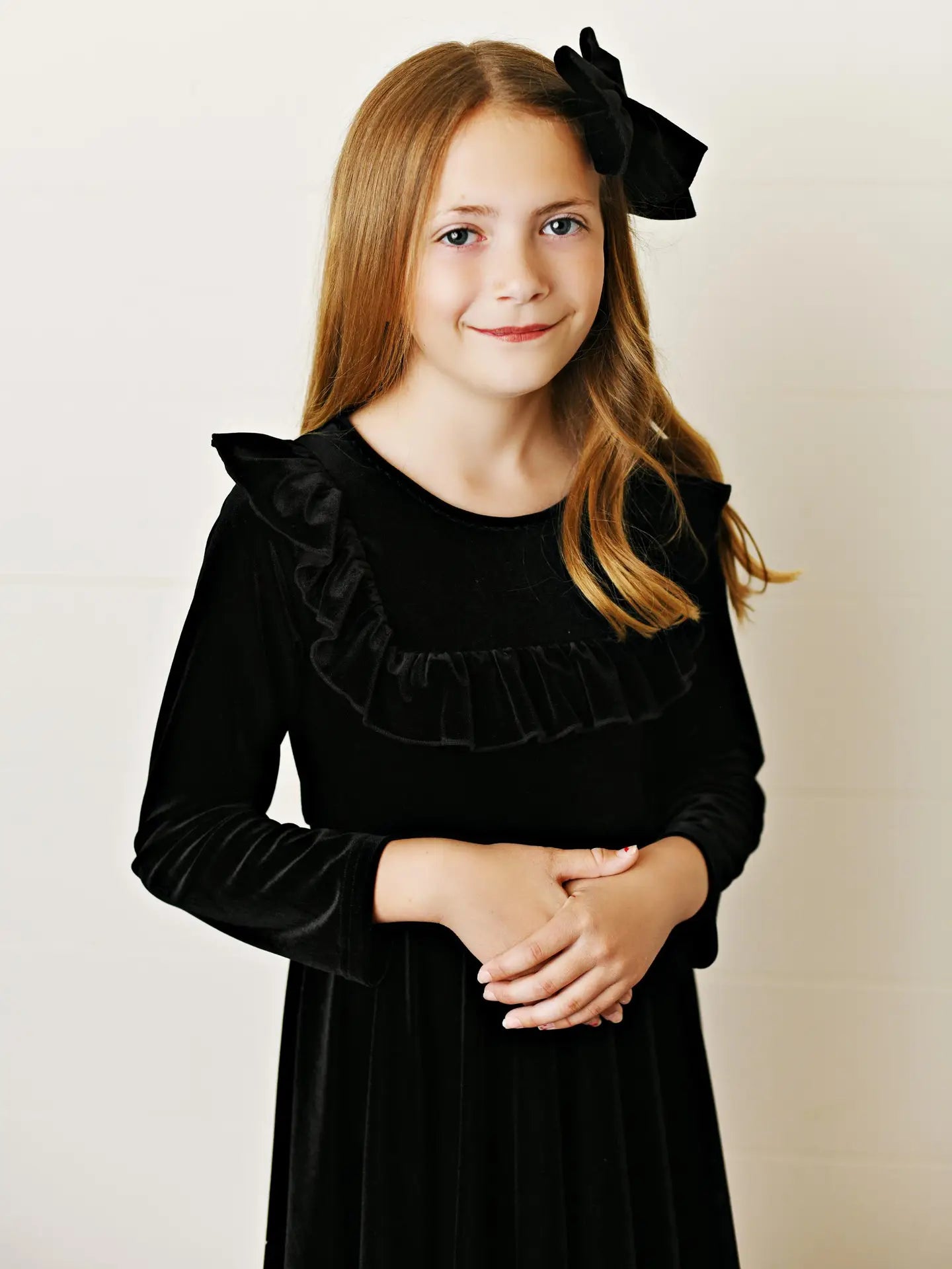 Girls Velvet Party Dress