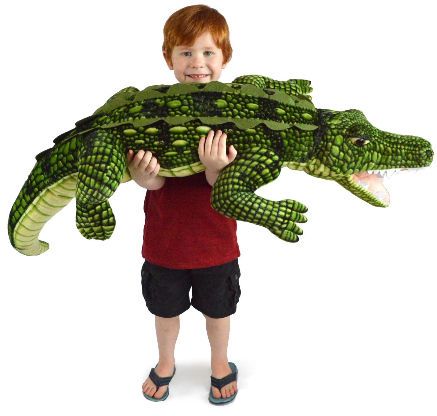 Kuwat the Saltwater Crocodile | 56 Inch Stuffed Animal Plush