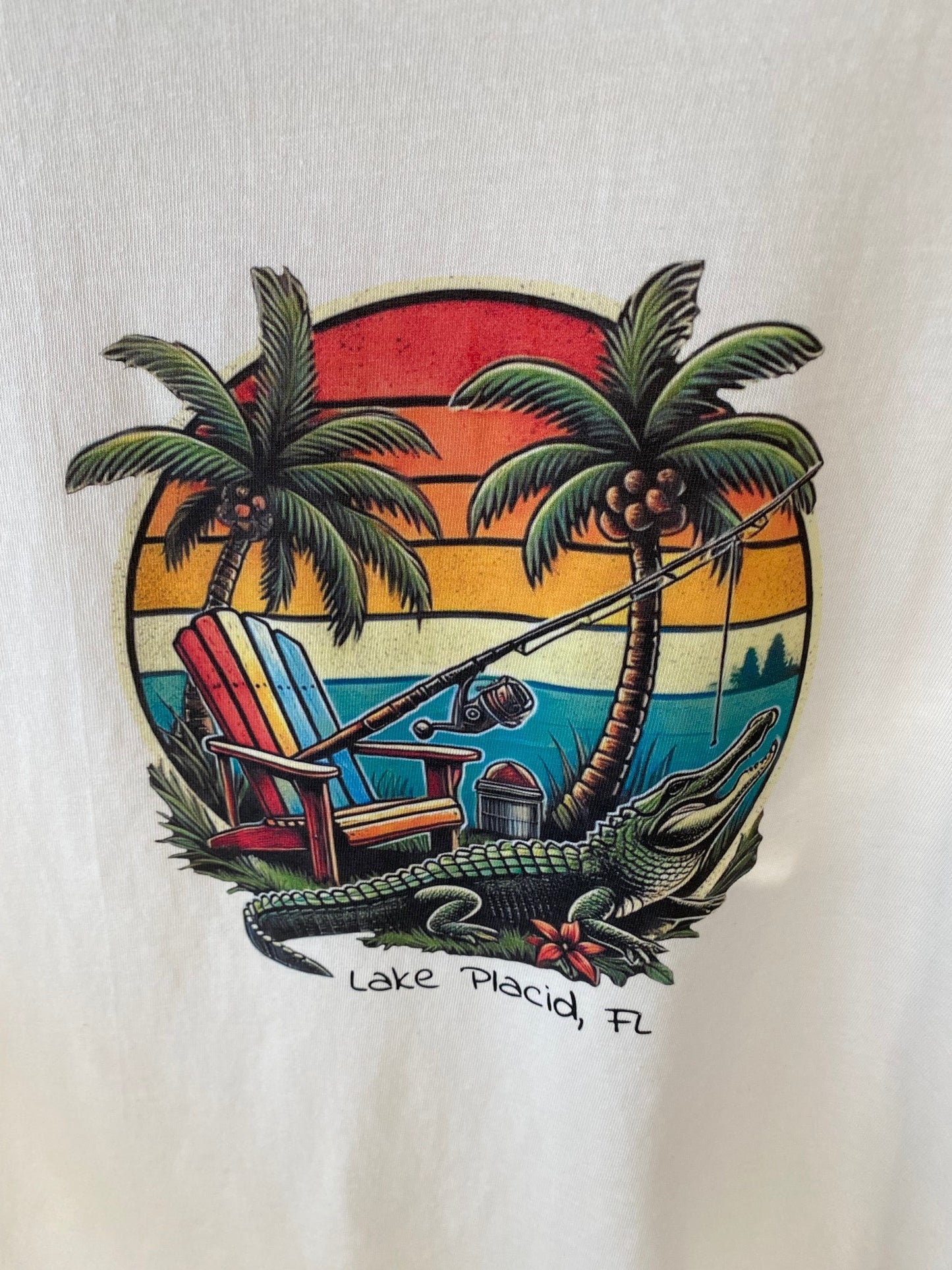 Lake Placid Gator Palm Tee