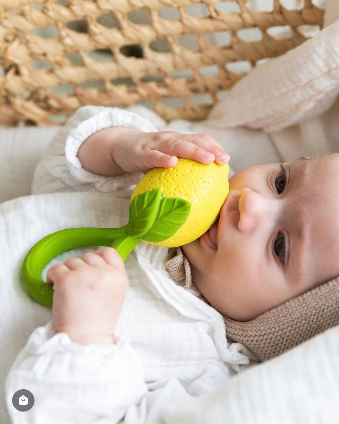 Lemon Rattle Toy