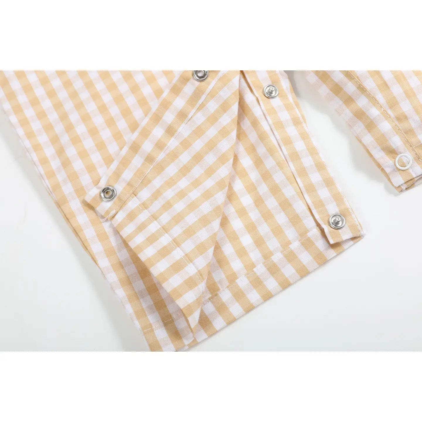 Gingham Pumpkin Overalls