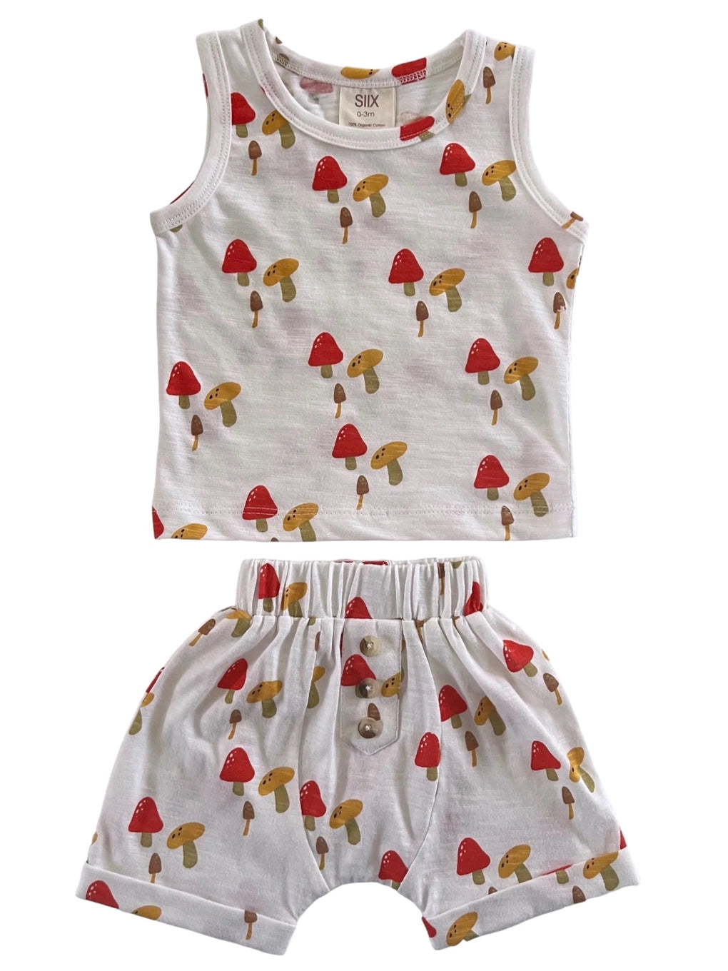 Mushroom / Organic Tank & Short Set