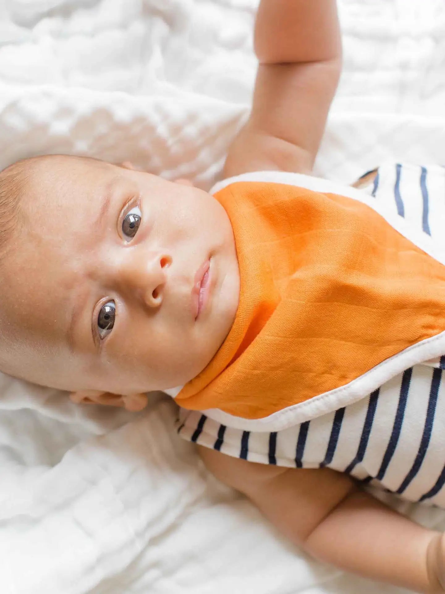 Muslin Bandana Bib 2-pack - Oranges