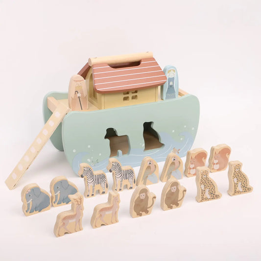Noah's Ark Shape Sorter - Wooden Animal