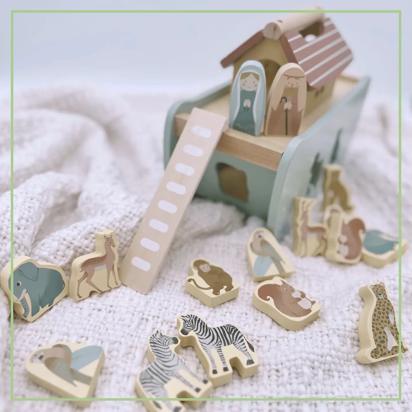 Noah's Ark Shape Sorter - Wooden Animal