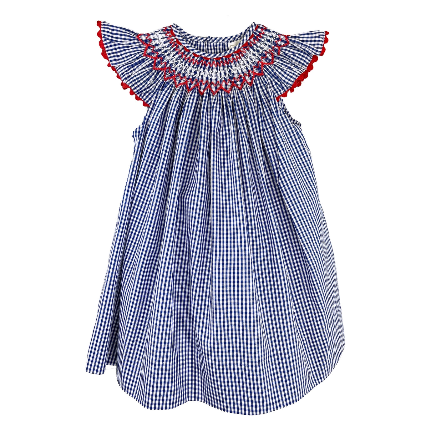 Patriotic Bishop Smocked Dress