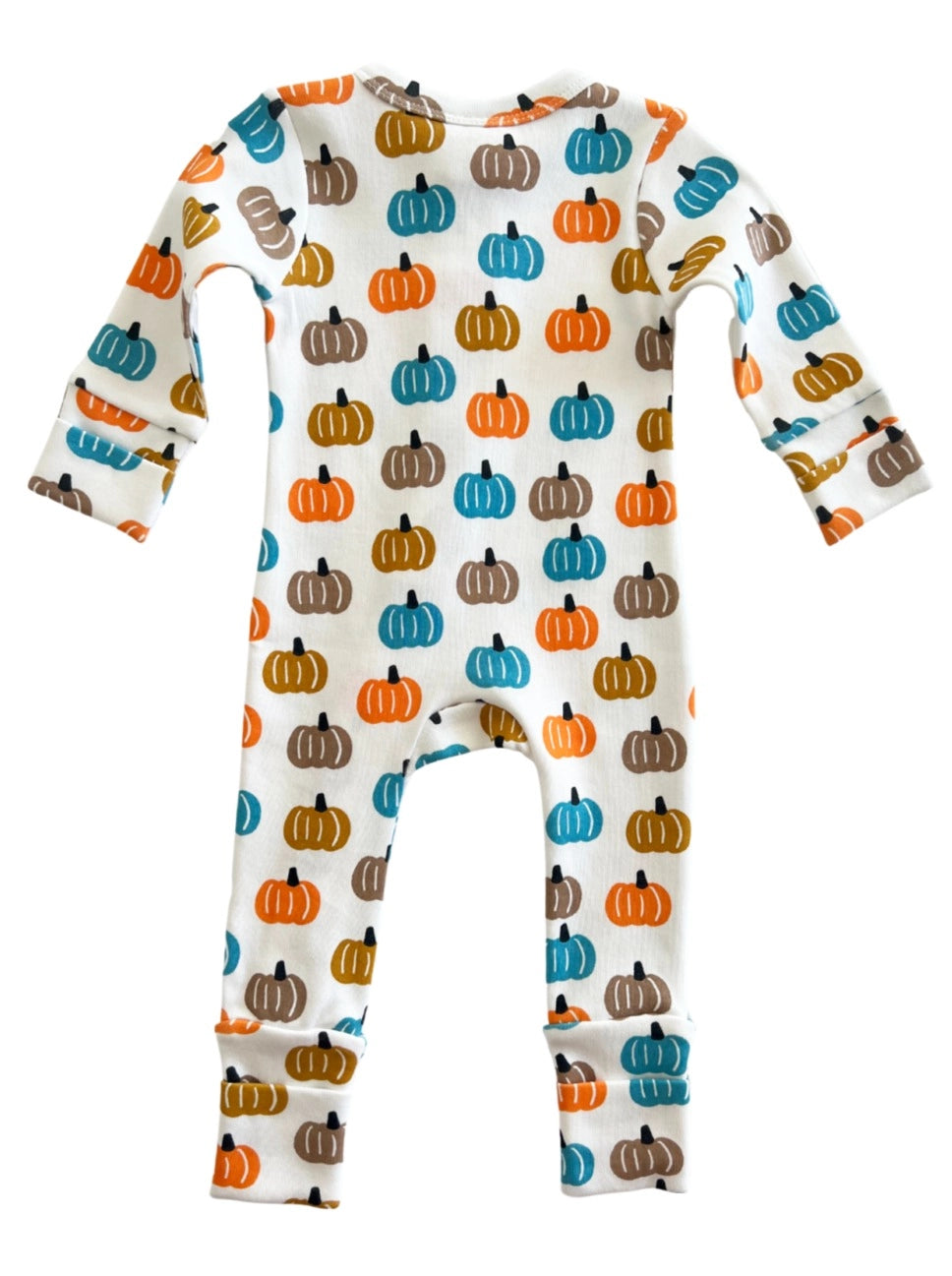 Pumpkin Patch / Organic 2-Way Zip Romper