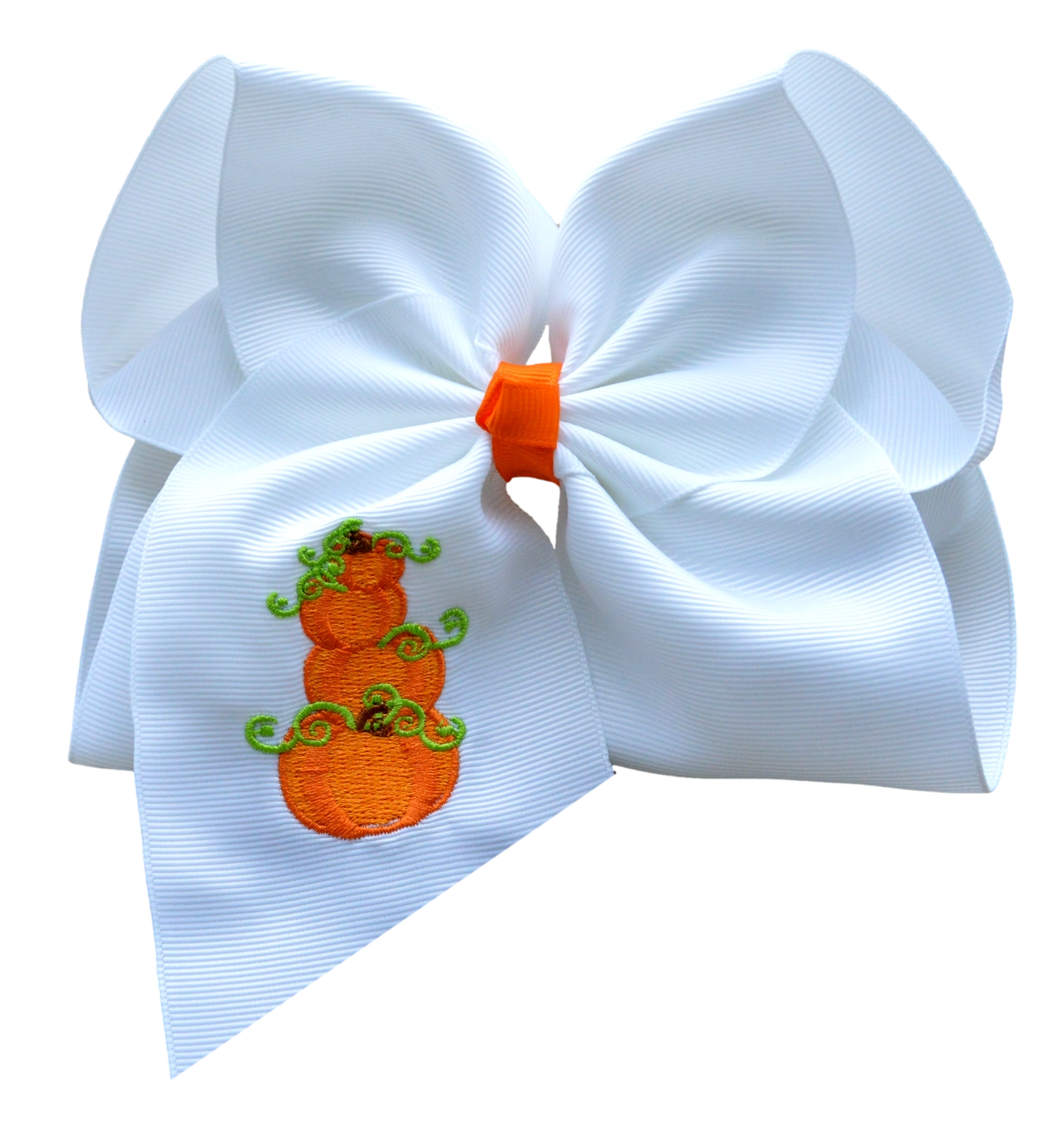 Pumpkin Stack Hair Bow