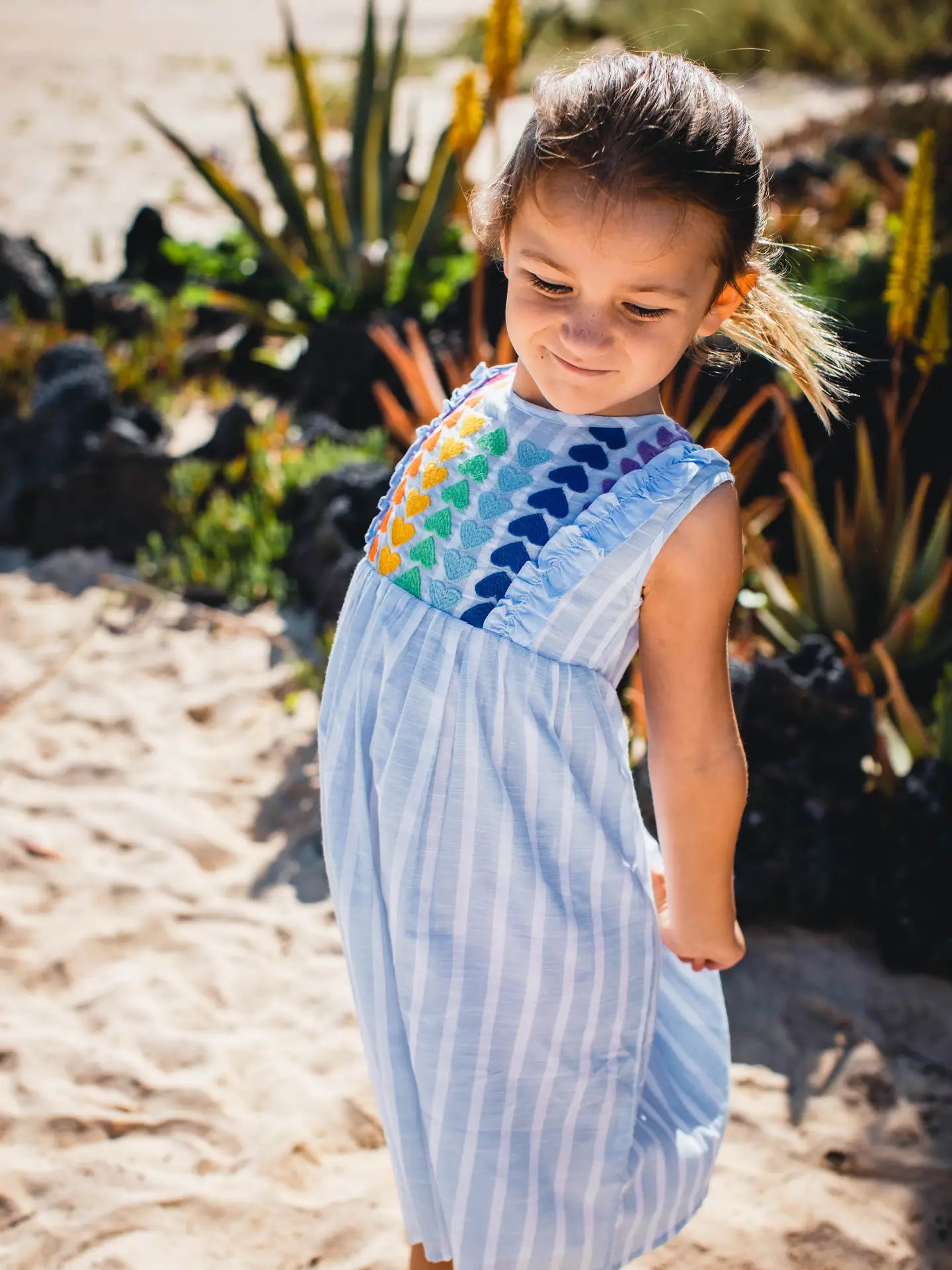 Rainbow Striped Dress