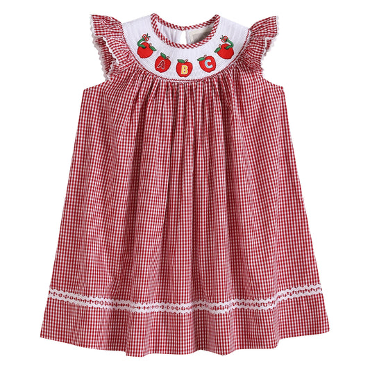 Red Gingham ABC Dress