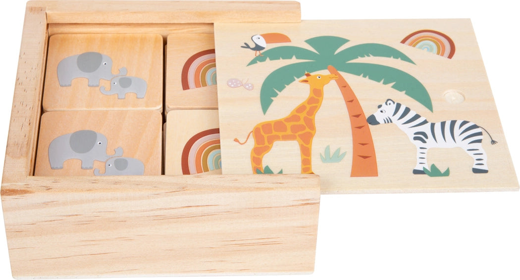 Small Foot Wooden Toys Safari Themed Memory Game