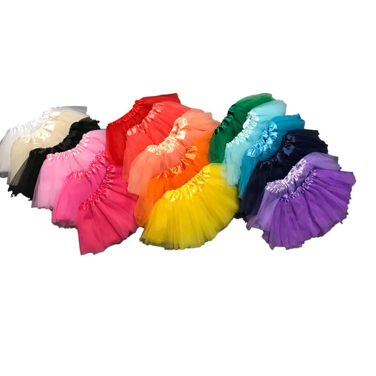 Soft Tulle Baby Tutu with Satin Edge