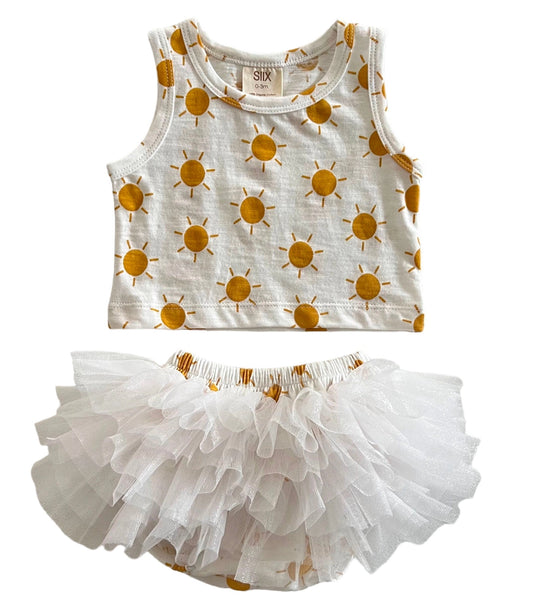 Sun / Organic Tutu Bloomer Set