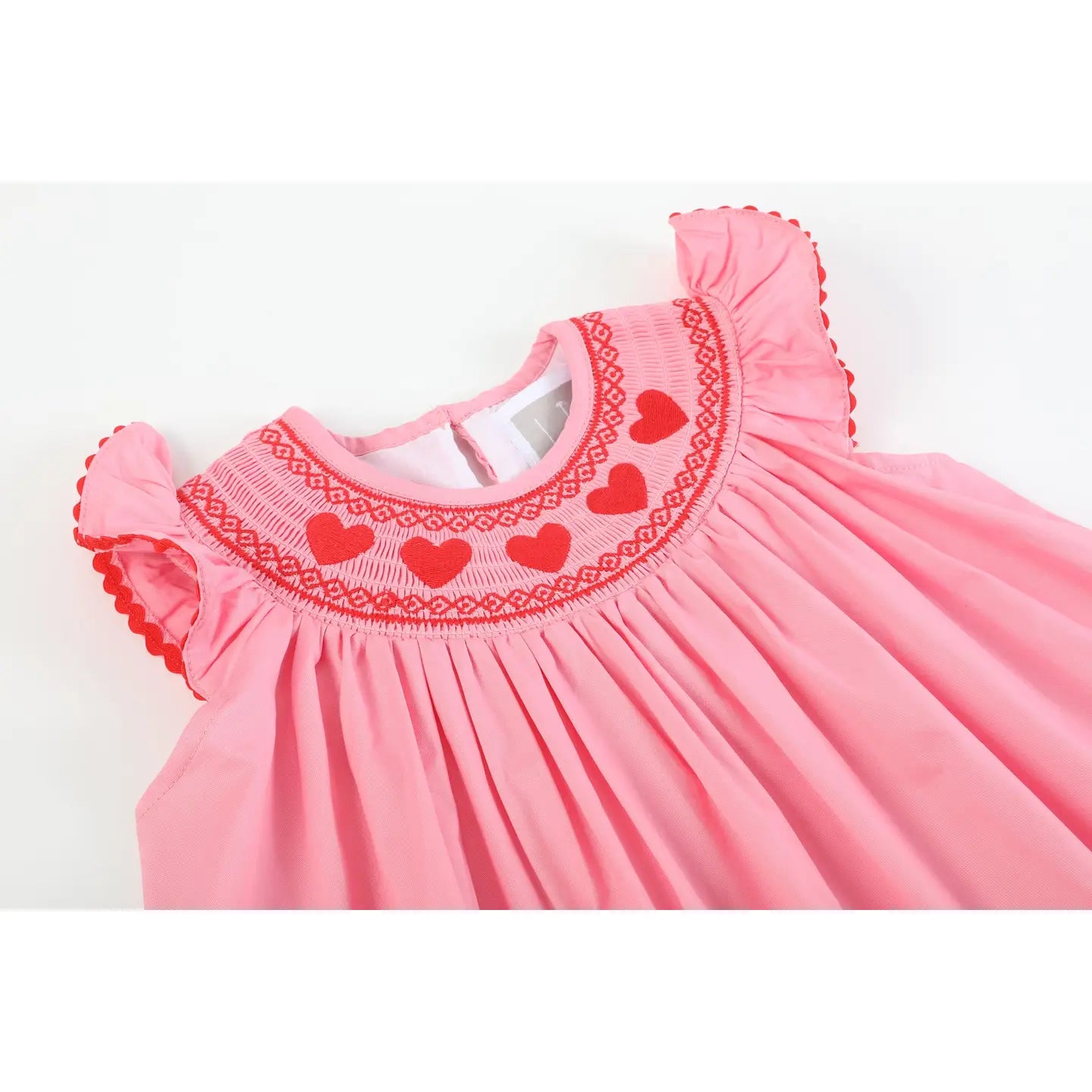 Valentine Smocked Bishop Dress