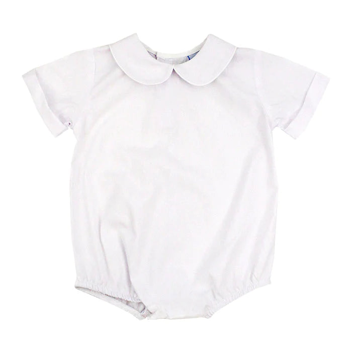 White Button Back Onesie