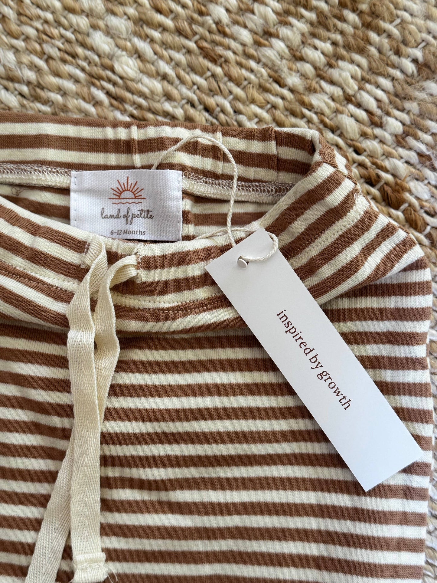 Unisex Drawstring Pants- Stripe (branded)