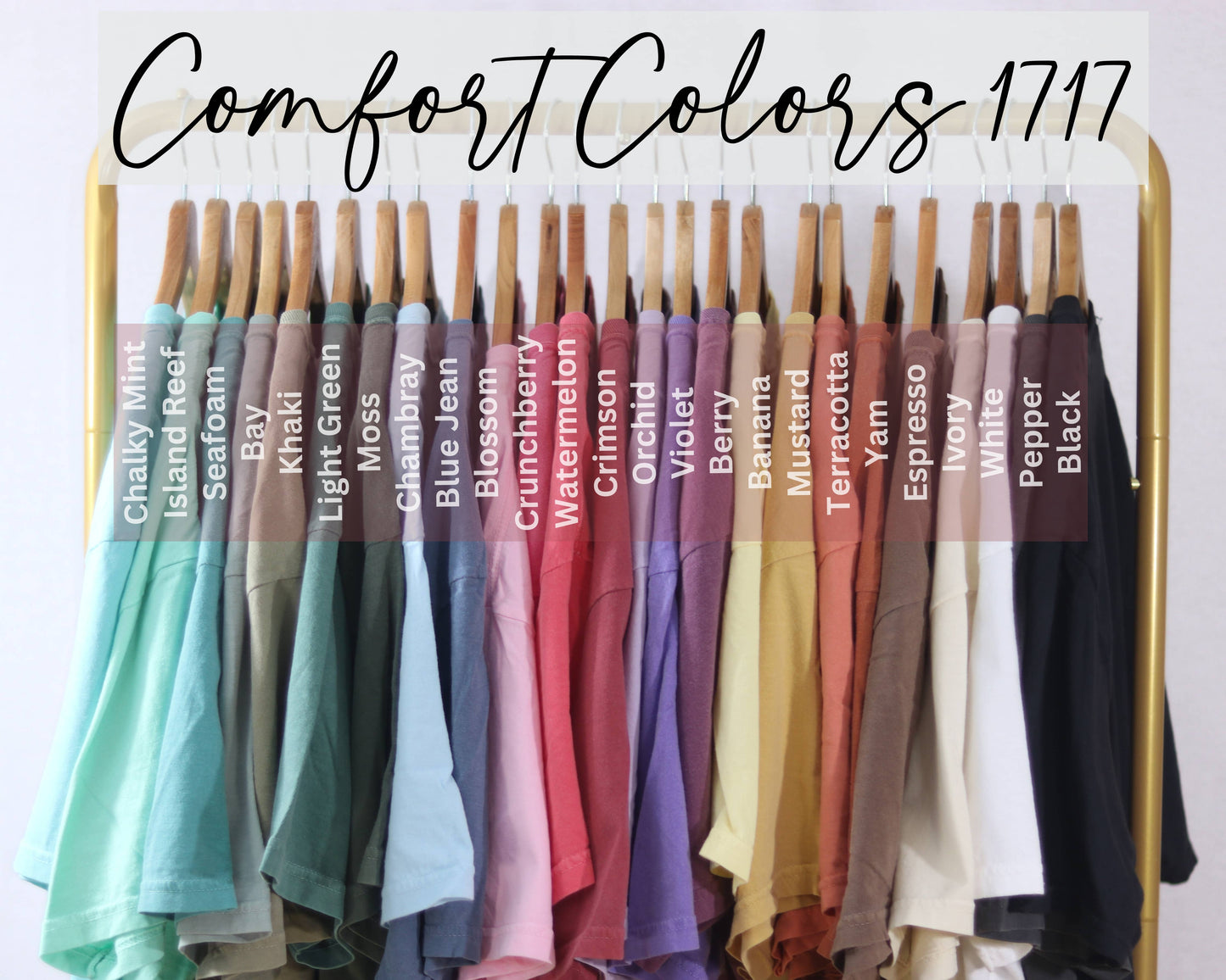 Comfort Color Blanks C1717: Khaki / XL