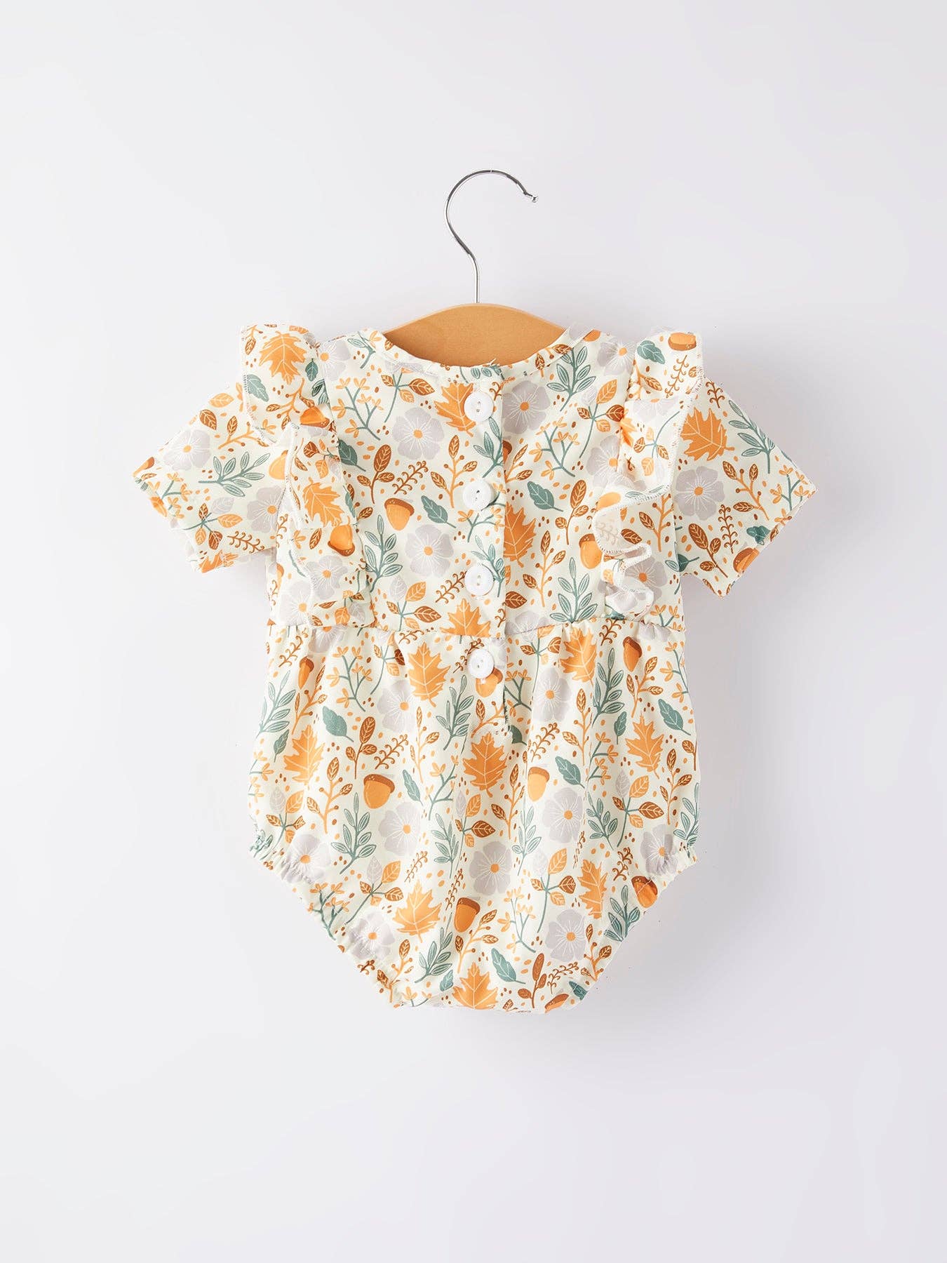 Girls Floral Print Romper: 3M