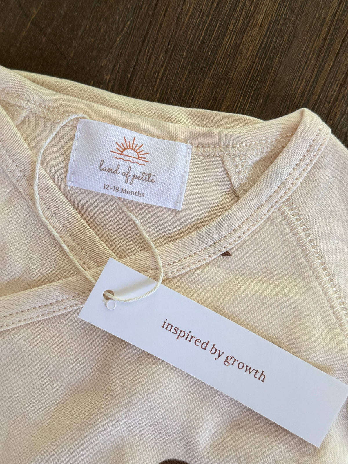 Unisex Long Sleeve Onesie- Moon (branded)