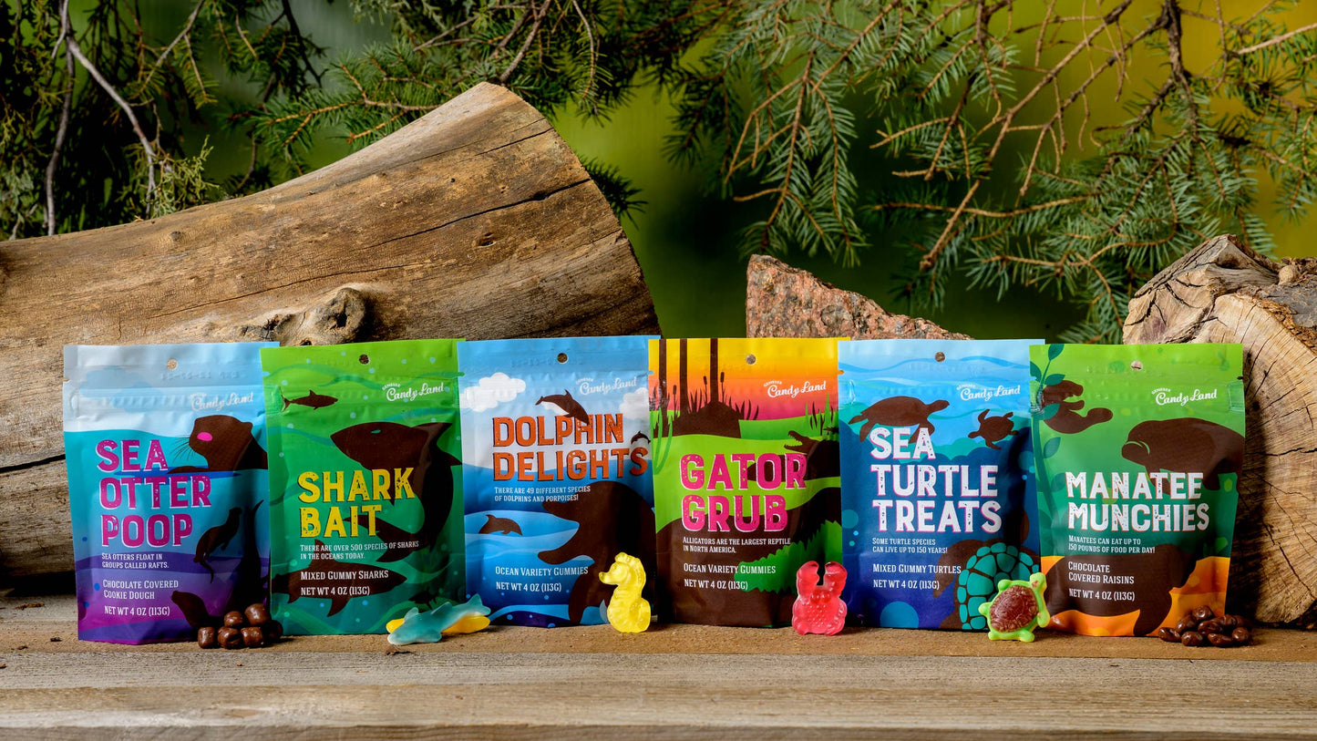 Manatee Munchies (chocolate covered raisins)