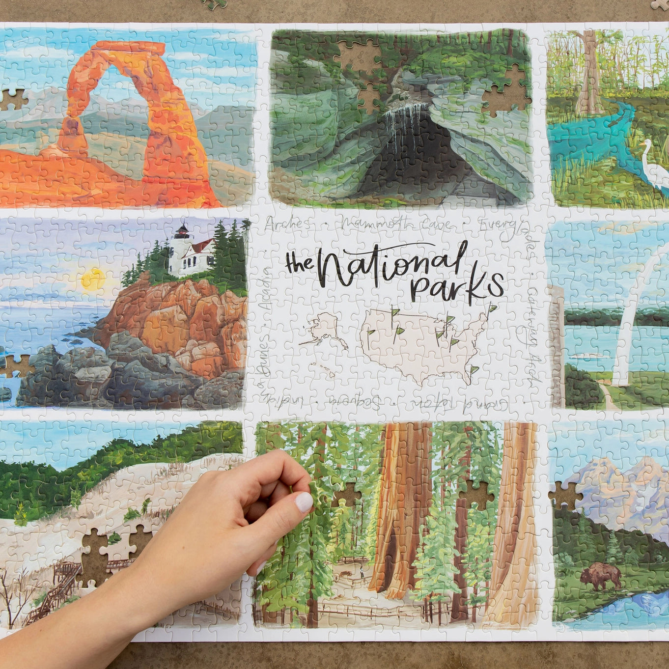 National Parks 1000 piece Puzzle