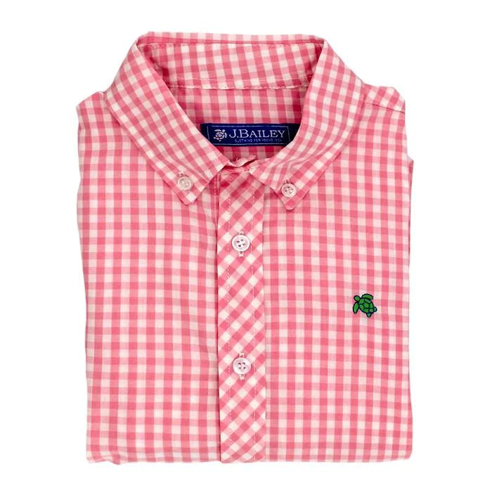 Pink Check Shirt