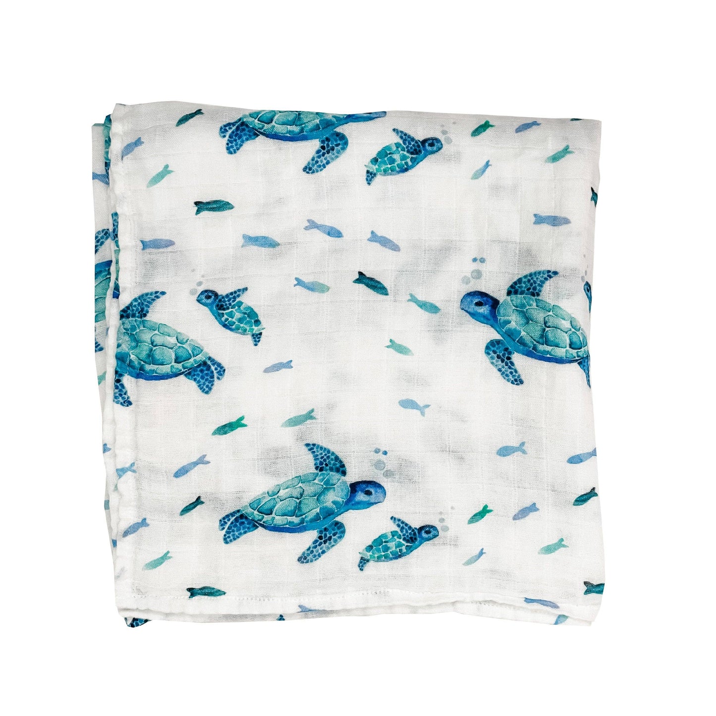 Sea Turtle Muslin Swaddle