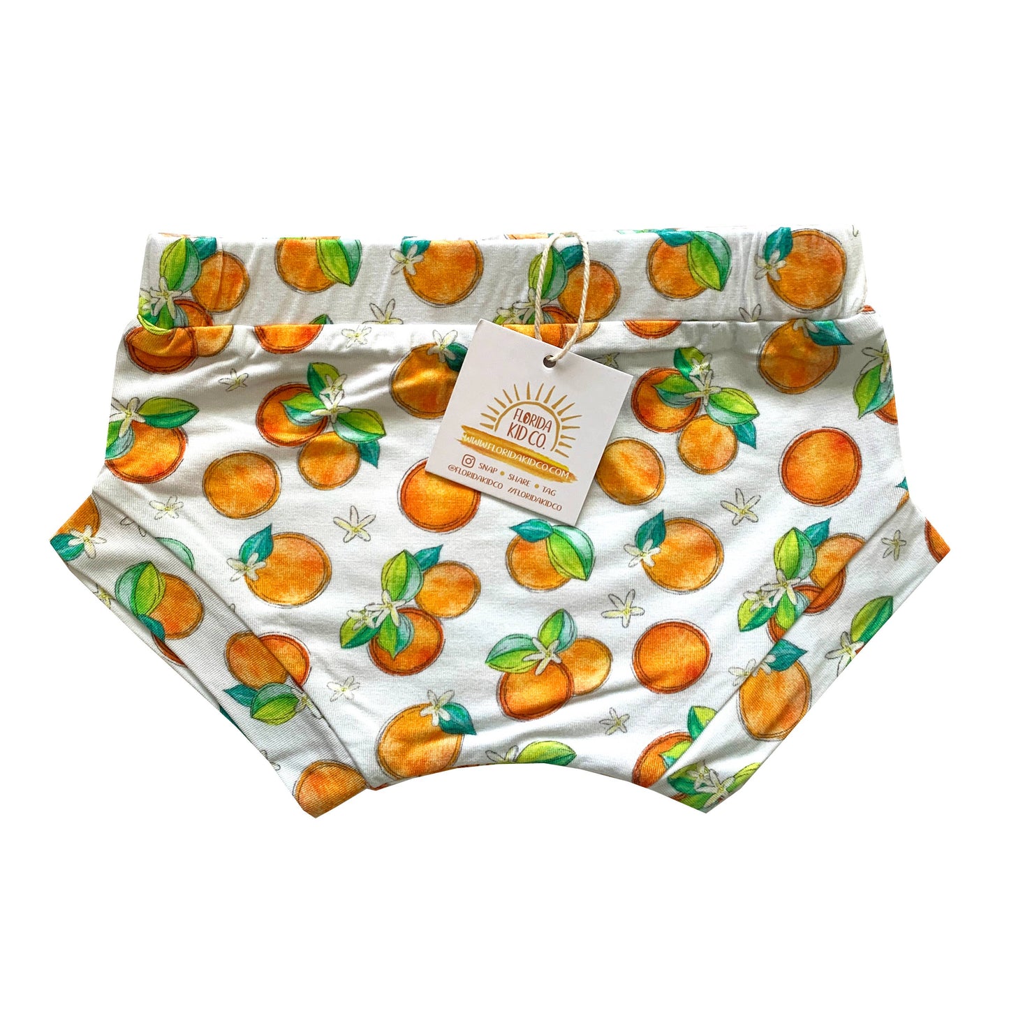 Orange Blossom Bamboo Shorts